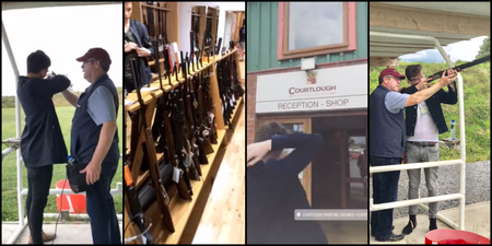 WATCH: Two men travel to North County Dublin to face each other in tense shoot-off