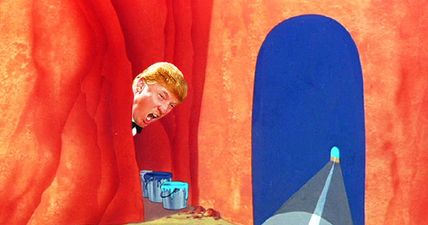 Trump will use fake painted tunnels on Mexico Wall to ‘trick bad guys to run into them’