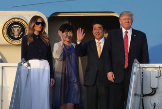 Japanese First Lady may have pretended not to know English to avoid chatting with Trump