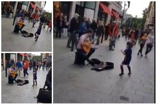 dancing girl grafton street