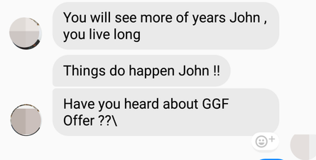 PICS: Man has a fantastic response to scammer trying to take his money