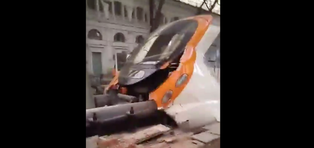 Train crashes at Barcelona station, dozens reported injured