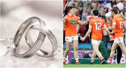 PIC: This man wasn’t going to let his son’s wedding stop him watching his county play