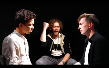 WATCH: T.J. Miller hilariously mentors two Irish men as they insult one another