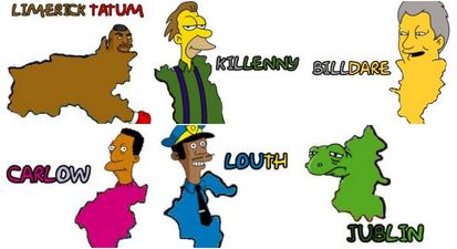 PICS: This guy has managed to pair all the Irish counties with Simpsons characters