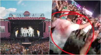 WATCH: Irish fella at Sziget clears a circle for when the beat drops, then absolutely planks himself
