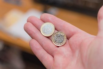 Latest figures show Sterling is getting closer to dropping below value of Euro