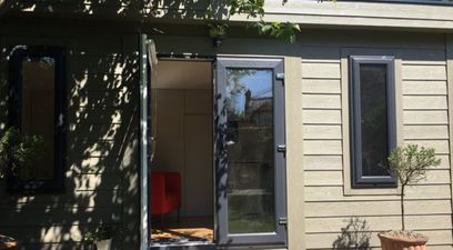 PICS: €1,200 a month in Dublin will get you this fancy portacabin in a back garden