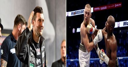Carl Froch’s commentary did not go down well with many fans watching McGregor v Mayweather