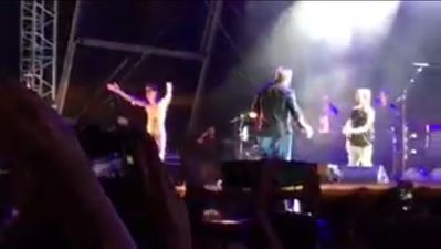 One of Electric Picnic’s biggest acts dealt with this streaker in the best possible way