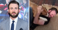 Chris Evans reunited with his dog after 10 weeks is what pure love looks like