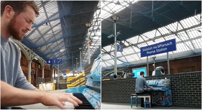 WATCH: Galway man playing the public piano in Pearse Station is seriously talented
