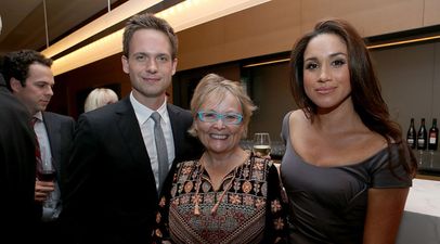 Suits star Patrick J. Adams was forced to delete this Instagram featuring Meghan Markle