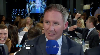 One player in particular certainly enjoyed Dublin’s win at the banquet