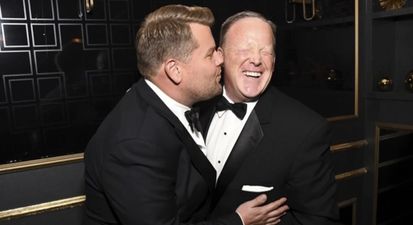 James Corden addresses the controversial picture of him with Sean Spicer