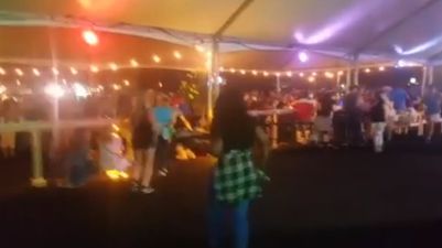 VIDEO: Fans at music festival panic at the sound of gunshots fired in Las Vegas