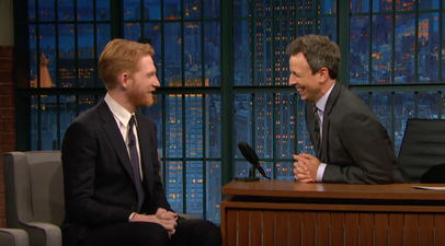 Domhnall Gleeson went down a storm on Seth Meyers on Monday night