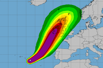 Met Éireann has revealed the areas with the worst weather during #Ophelia