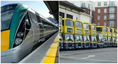 Dublin Bus, Irish Rail, DART, LUAS and Bus Éireann issue update on services for Tuesday