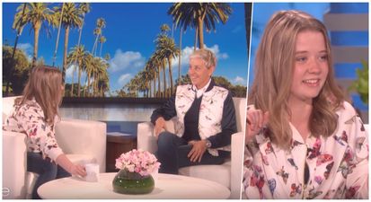 An Irish teenager appeared on The Ellen DeGeneres Show, and won the hearts of viewers