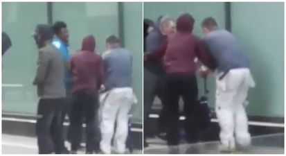 People perform selfless good deed for elderly man caught out in Storm Ophelia