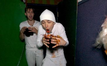 These two men try to carry three pints through Farmaphobia and it does not end well