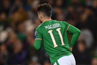 Sean Maguire ruled out of both World Cup Play-off games with Denmark