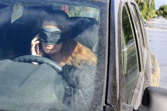 Blindfolded woman stopped during traffic checkpoint in Tyrone