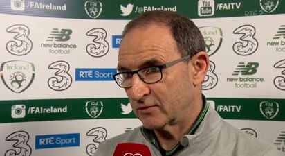 WATCH: Martin O’Neill walks out on frank post-match interview with Tony O’Donoghue