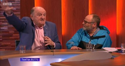 George Hook posts first tweet in two months after seemingly making fascist salute on BBC TV show