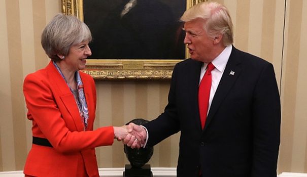 Donald Trump Theresa May