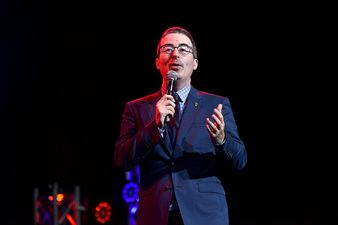 John Oliver publicly grills Dustin Hoffman over sexual harassment allegations