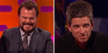 WATCH: An awkward moment between Noel Gallagher and Jack Black on Graham Norton last night