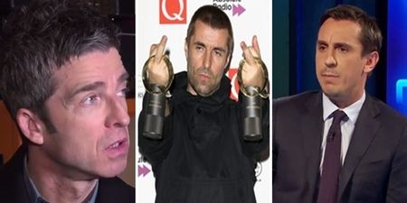 Liam Gallagher says his brother Noel and Gary Neville are ‘a pair of wankers’