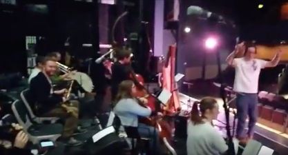 WATCH: Irish orchestra plays along in time with rogue fire alarm