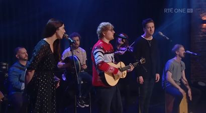 Ed Sheeran, Lisa Hannigan, Picture This and Beoga sing ‘Fairytale of New York’