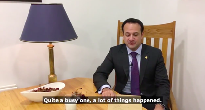 People are relentlessly taking the piss out of Leo Varadkar for his video