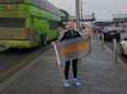 An Irishwoman is walking 100km from Dublin Airport to her home in aid of mental illness