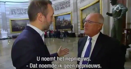 US Ambassador caught rotten calling his own statement “fake news”, then denies saying it