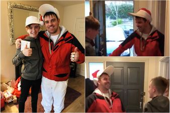 WATCH: Damo and Ivor star surprises biggest fan by visiting his home on Christmas morning