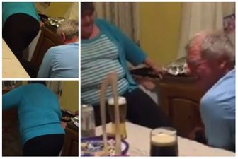WATCH: Family completely crack up as this Dublin Mammy tries to get her shoes off on Christmas Day