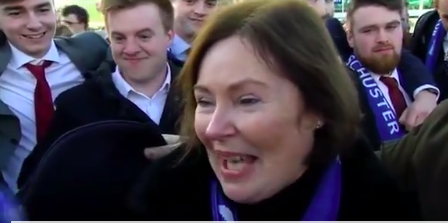 Huge celebrations in Leopardstown as 50-1 horse owned by Nick Schuster Racing Club bags surprise win