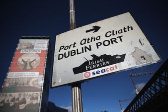 A man has died after slipping and falling into water at Dublin Port