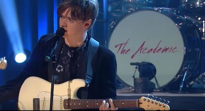 WATCH: The Academic cement their ‘next big thing’ status on The Late Late Show