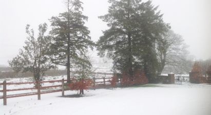 Met Éireann have issued a snow and ice warning for three counties