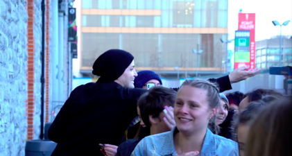 The Script surprised fans with free pizza outside their 3Arena gig on Friday