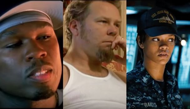 James Hetfield 50 Cent Rihanna