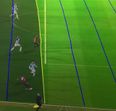 Viewers were absolutely furious at the VAR graphic resulting in Mata being offside
