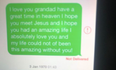 PIC: If you’ve lost a grandparent, these text messages from a child will melt your heart