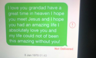 PIC: If you’ve lost a grandparent, these text messages from a child will melt your heart